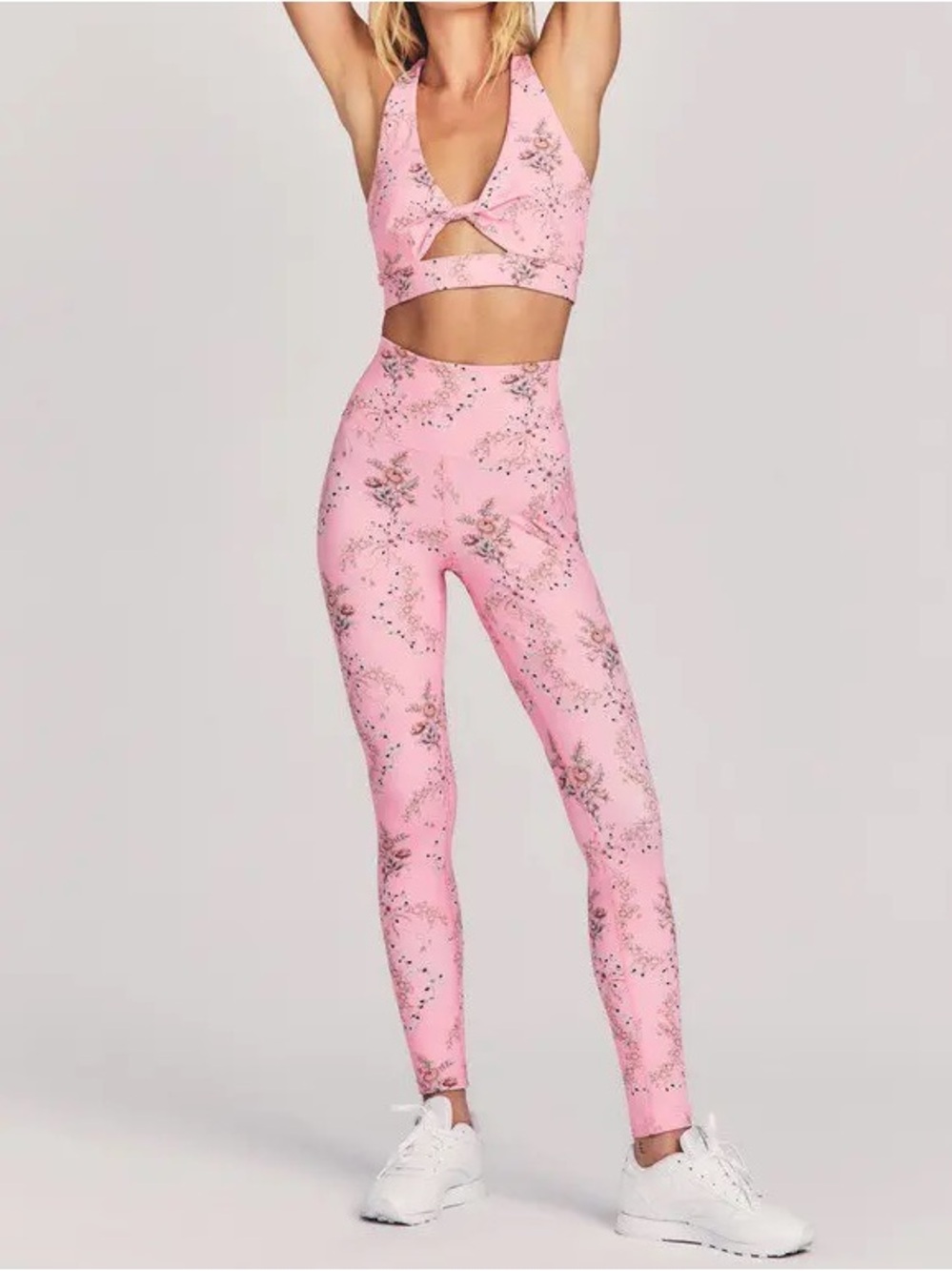 LIMITED EDITION Loveshackfancy x Beach Riot Piper High-Waist Pink Floral Legging